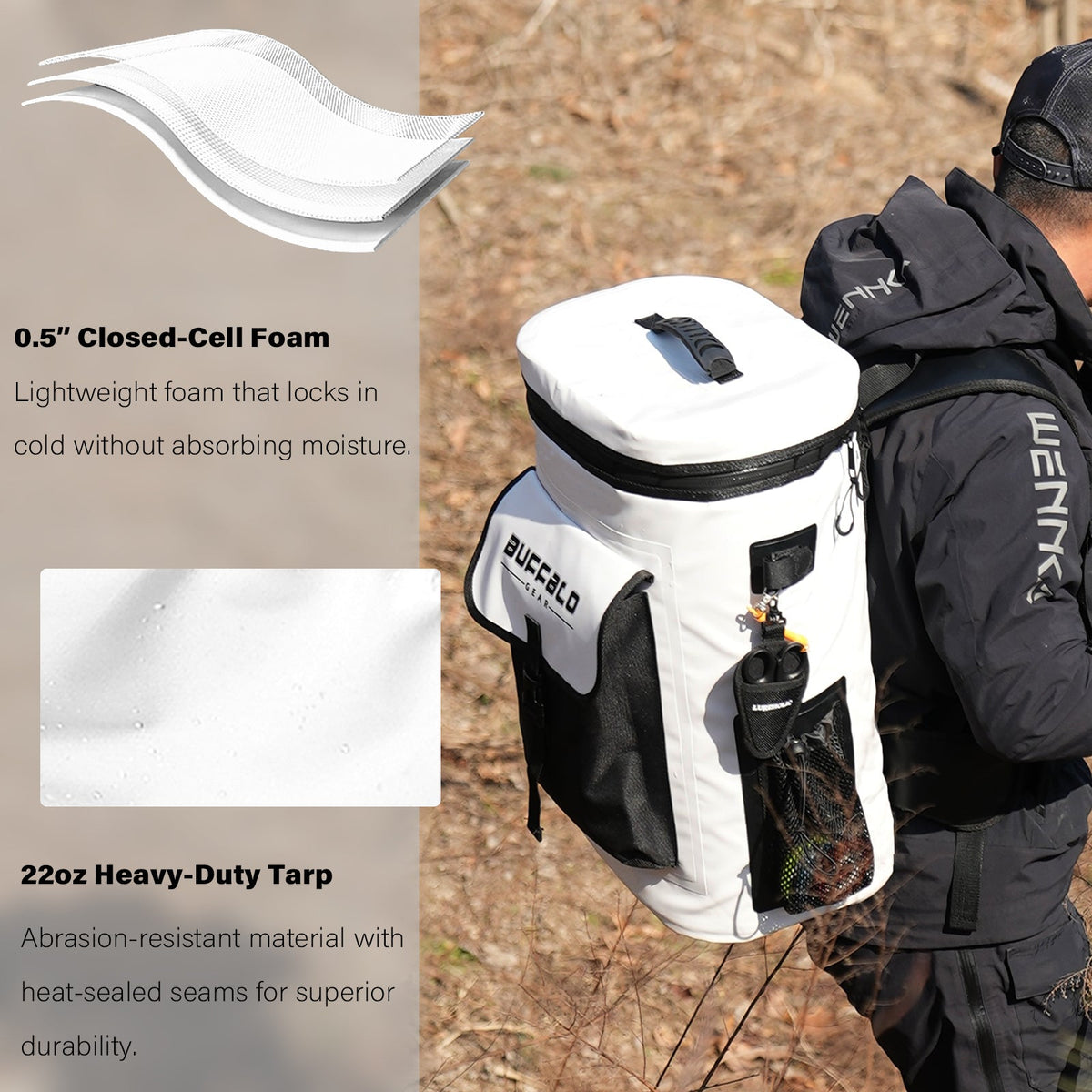 Fish Cooler Backpack (31 qt)