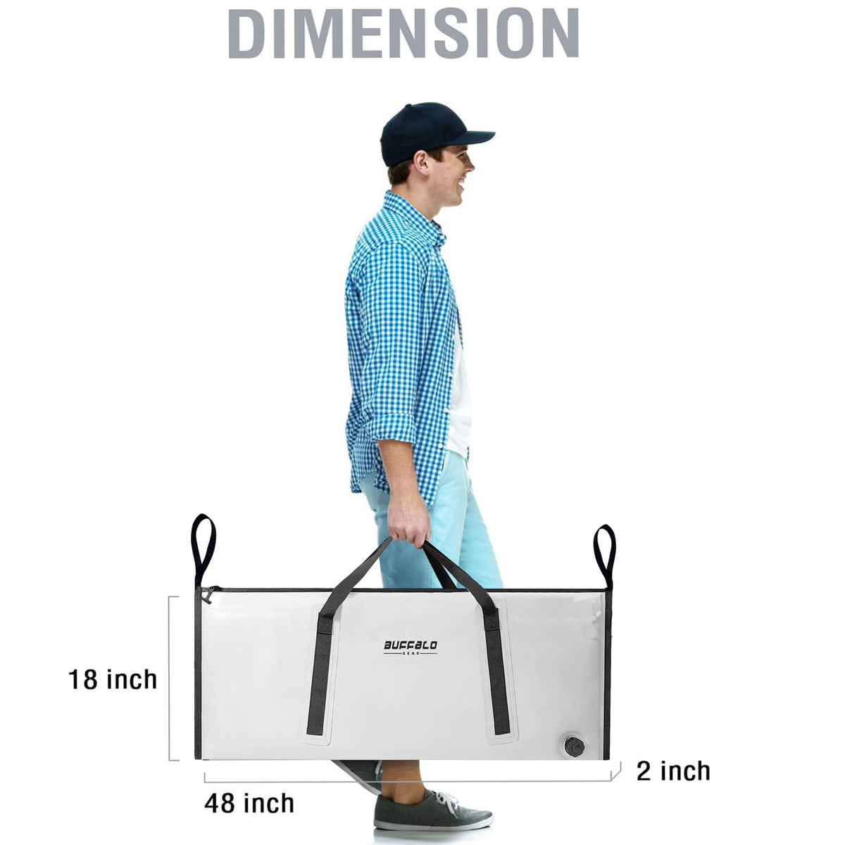 Insulated Fish Cooler Bag (48")