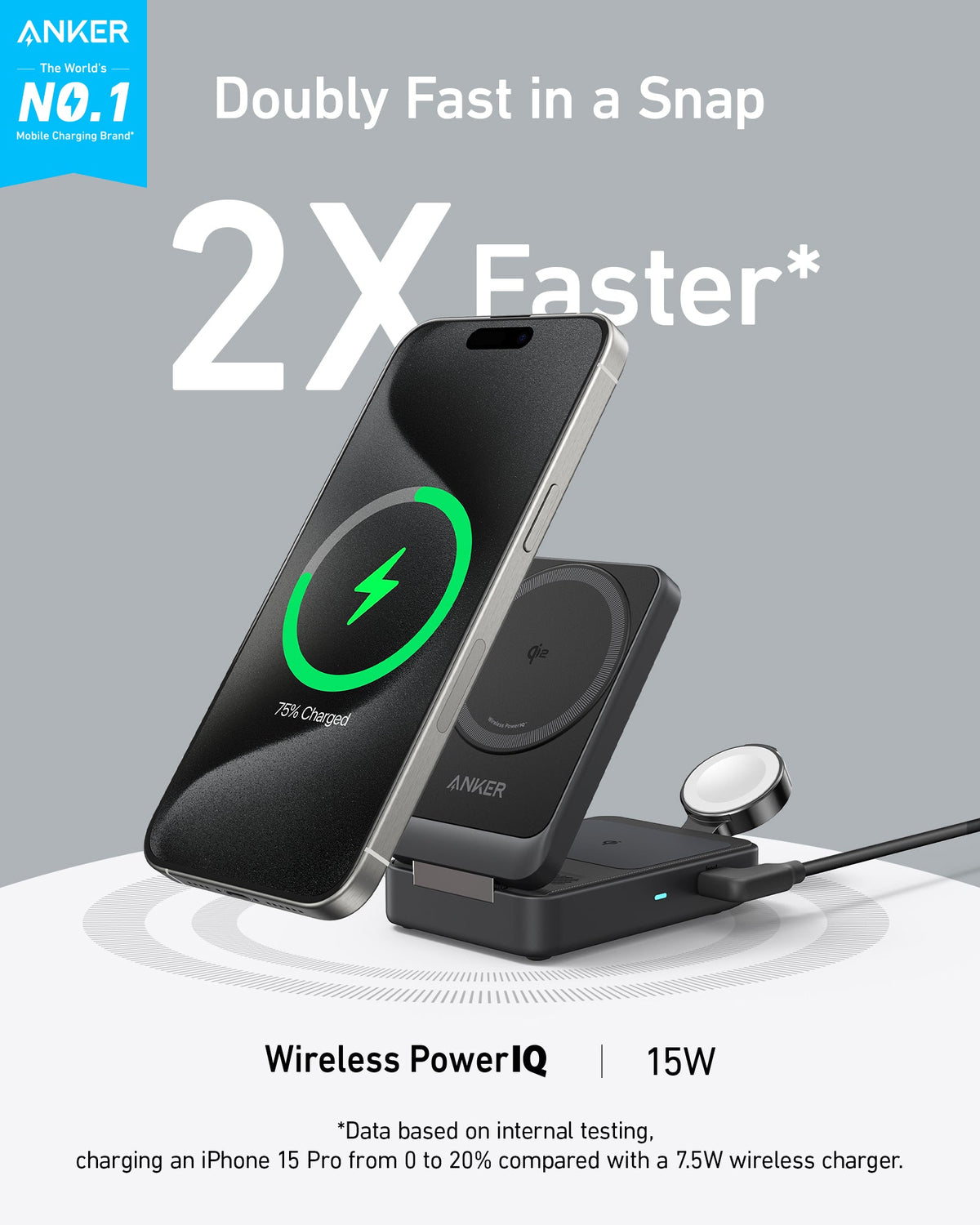 Anker 3-in-1 Wireless Charging Station