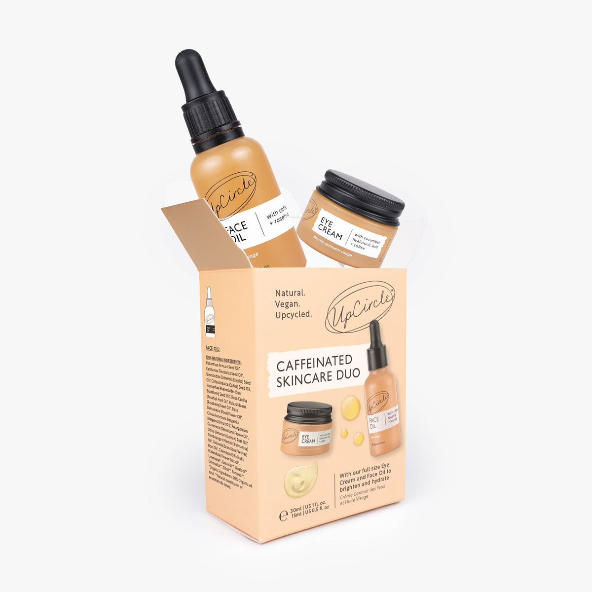 UpCircle Coffee Face & Body Scrub Duo