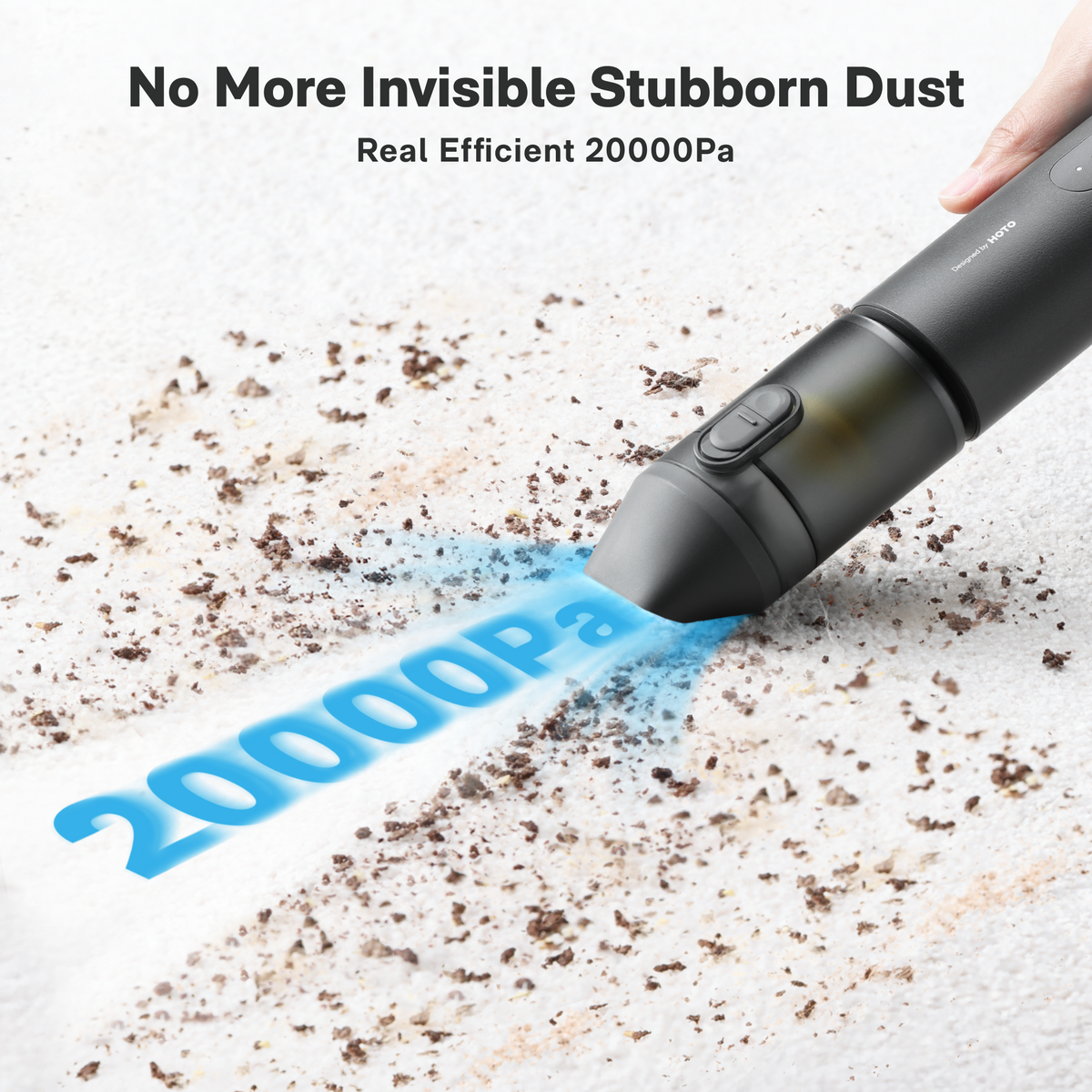 HOTO Car Air Duster & Mini Vacuum