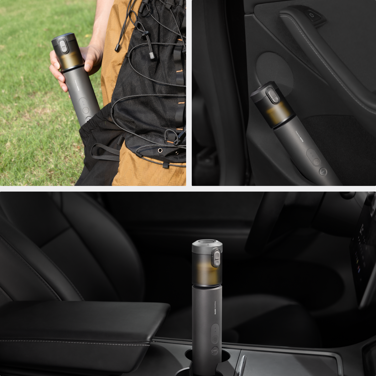 HOTO Car Air Duster & Mini Vacuum