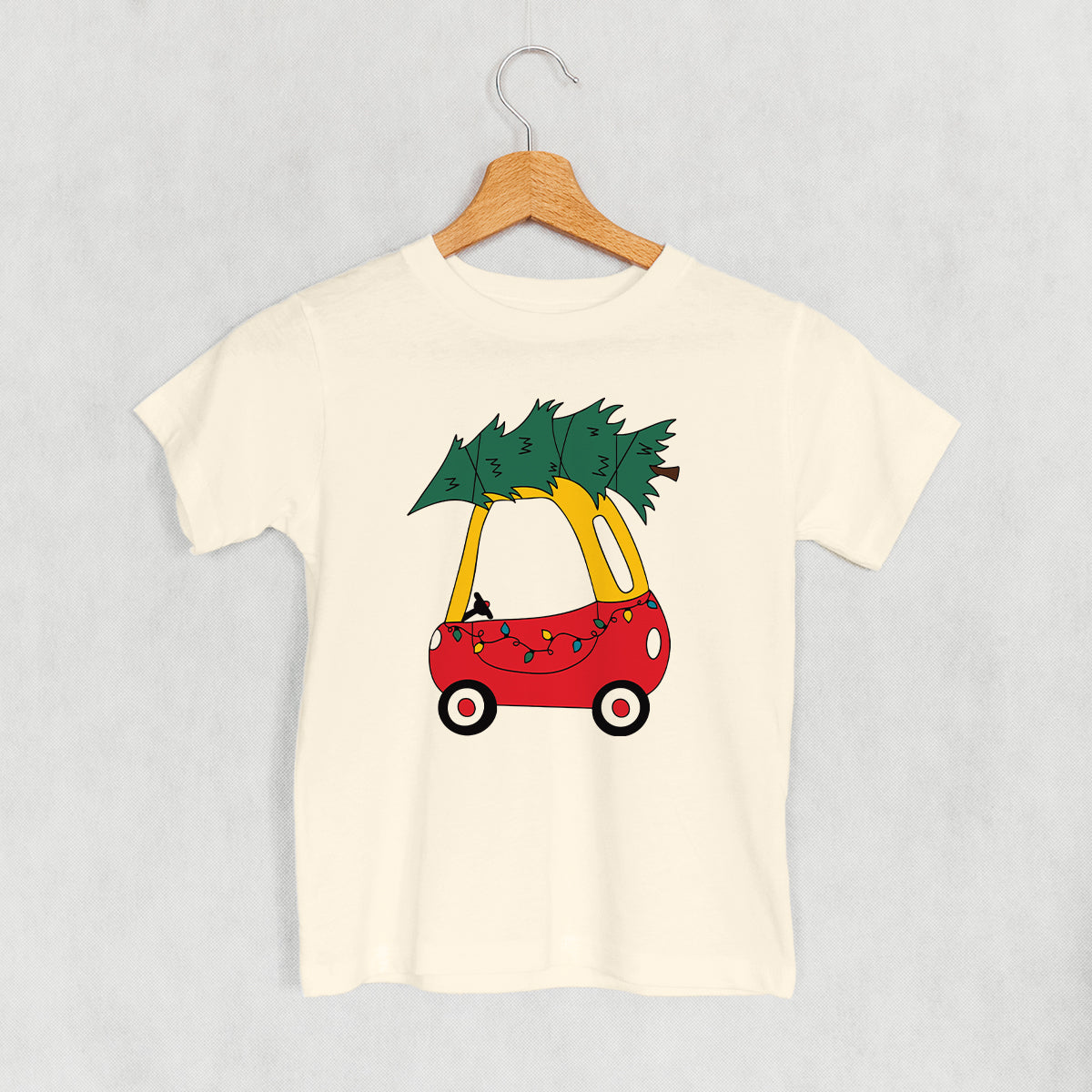 Christmas Tree Car Kids' Tee