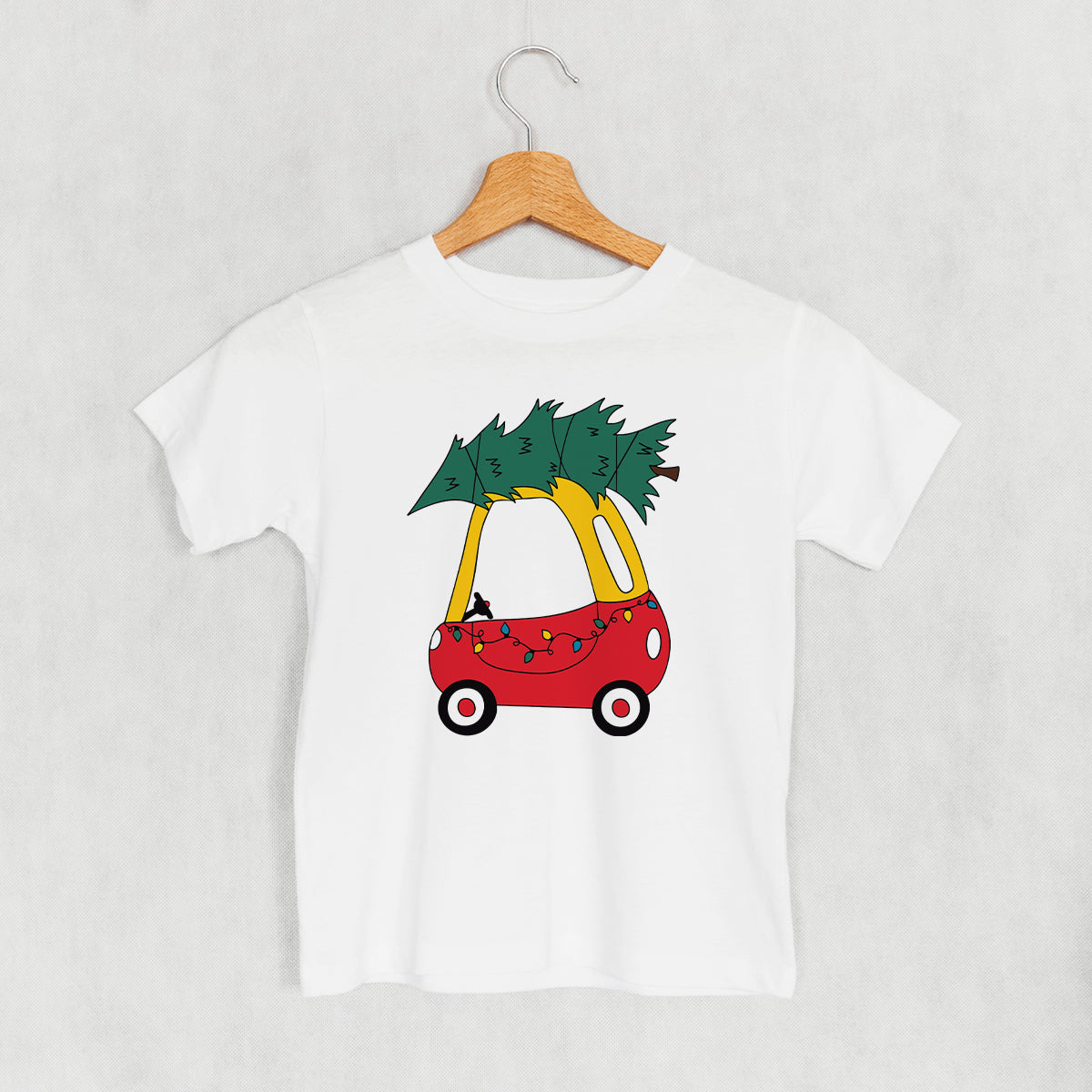 Christmas Tree Car Kids' Tee