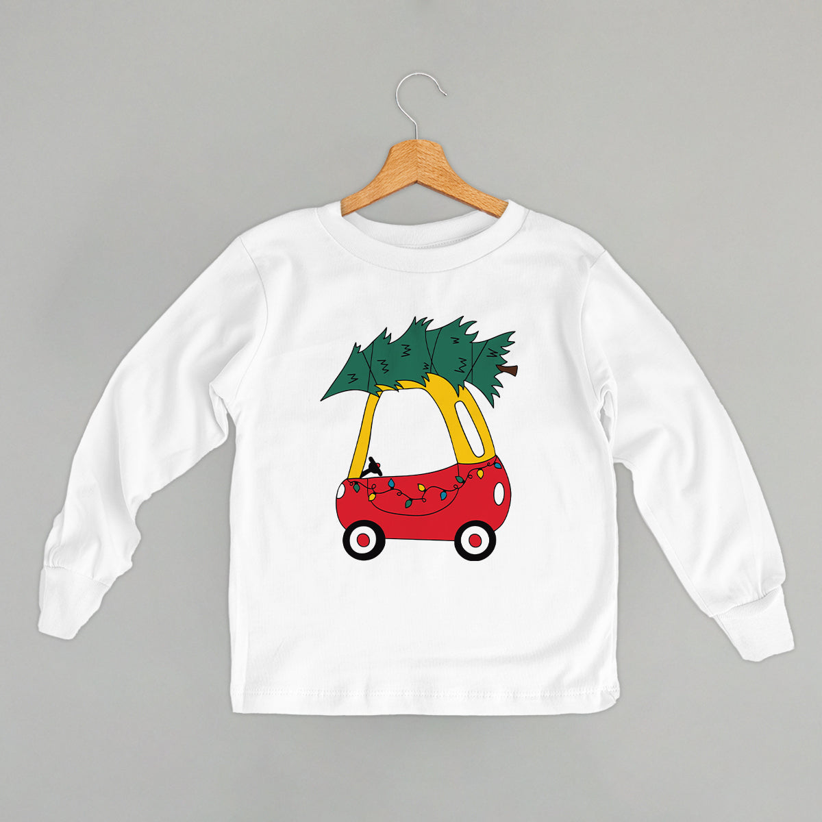 Christmas Tree Car Kids' Tee