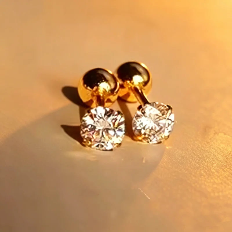 Heart Stud Earrings