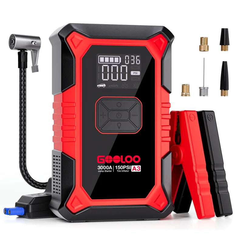 GOOLOO Jump Starter & Tire Inflator