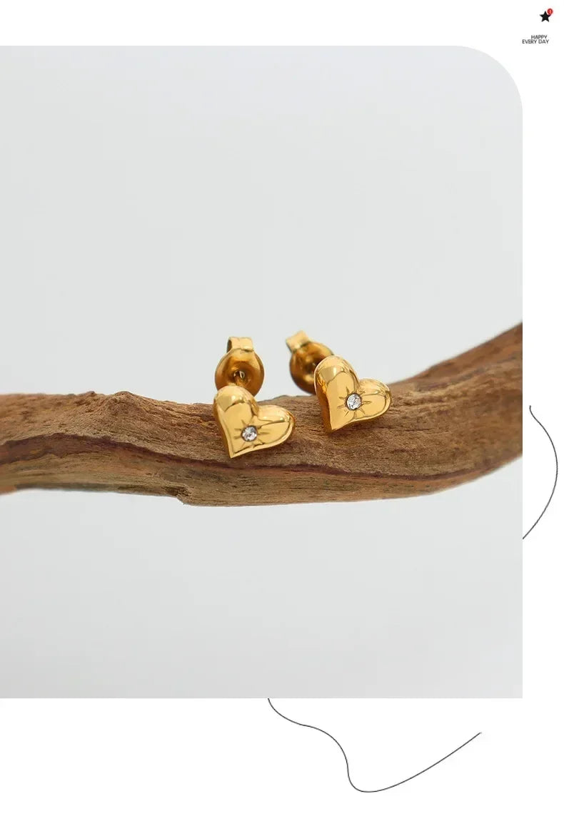 Heart Jewelry Set – Necklace, Earrings & Bracelet
