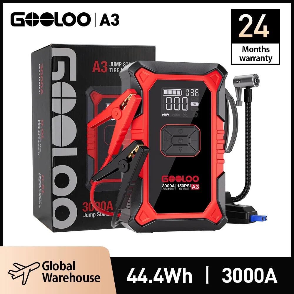 GOOLOO Jump Starter & Tire Inflator