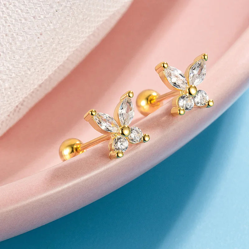 Heart Stud Earrings