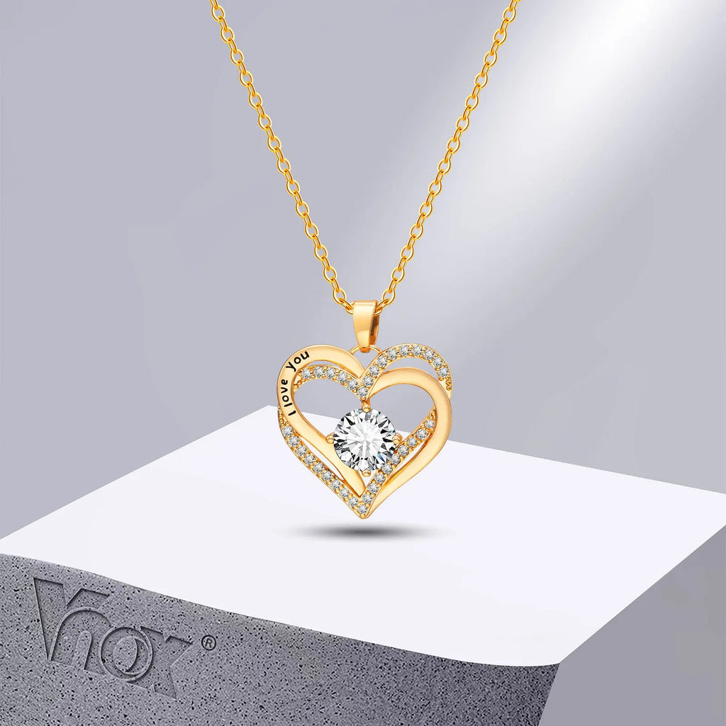 Heart Birthstone Necklace