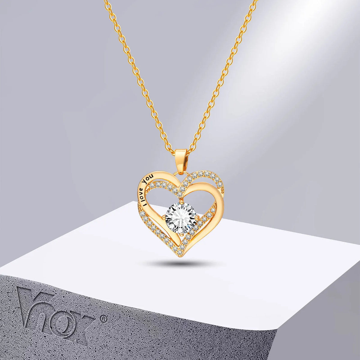 Heart Birthstone Necklace