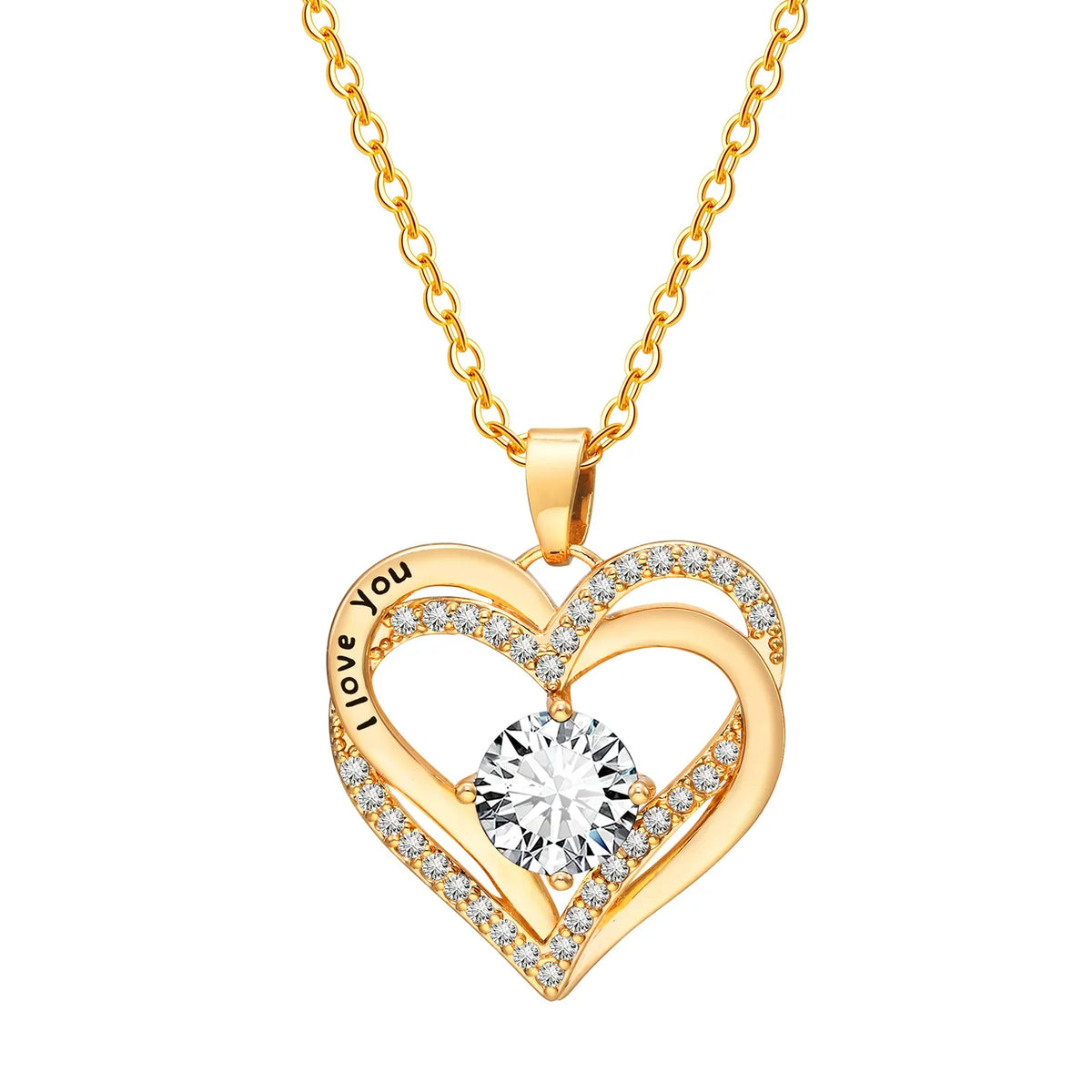 Heart Birthstone Necklace
