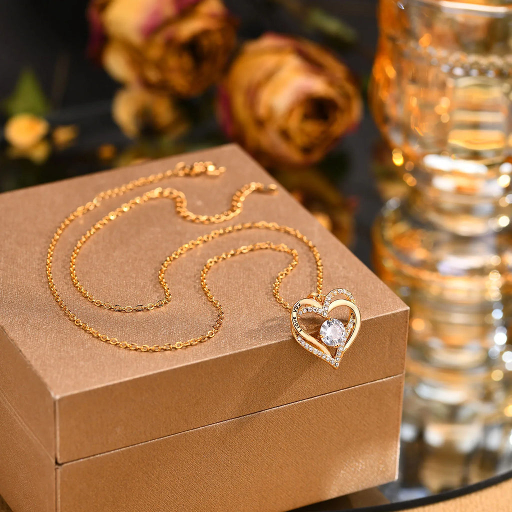 Heart Birthstone Necklace