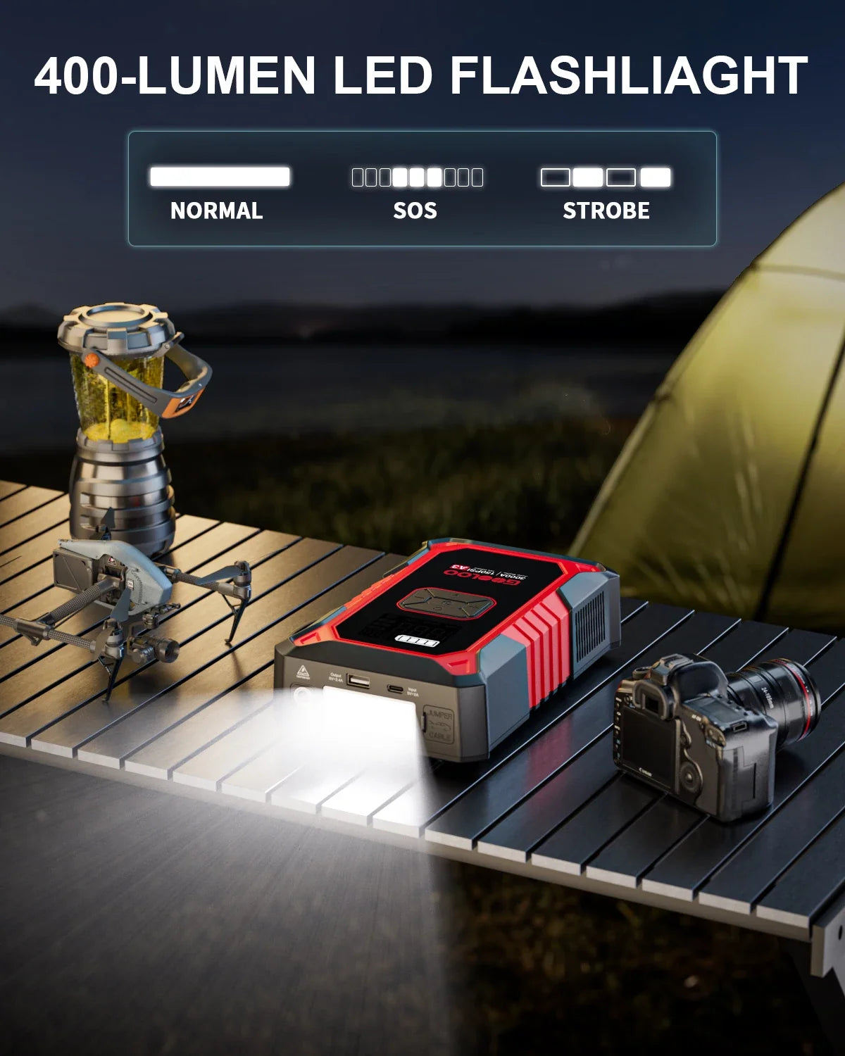 GOOLOO Jump Starter & Tire Inflator