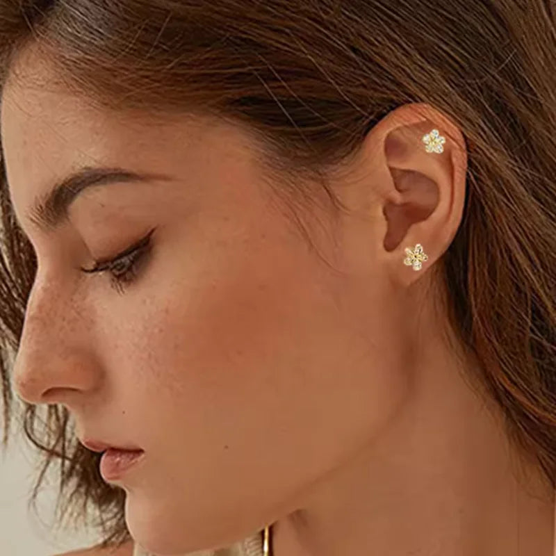Heart Stud Earrings