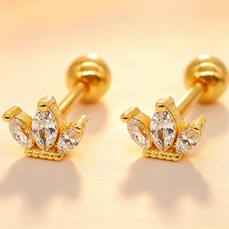 Heart Stud Earrings