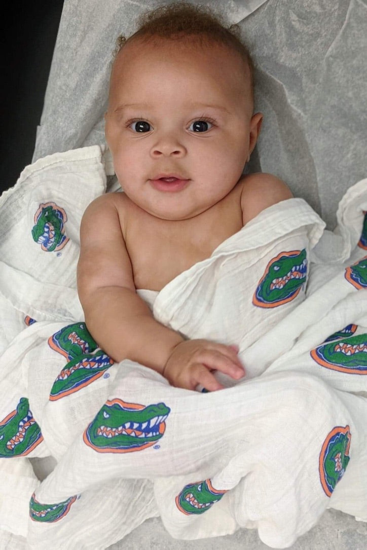 Florida Gators Baby Swaddle Blanket