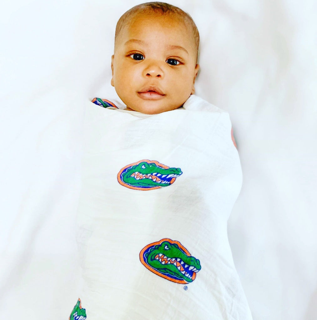 Florida Gators Baby Swaddle Blanket