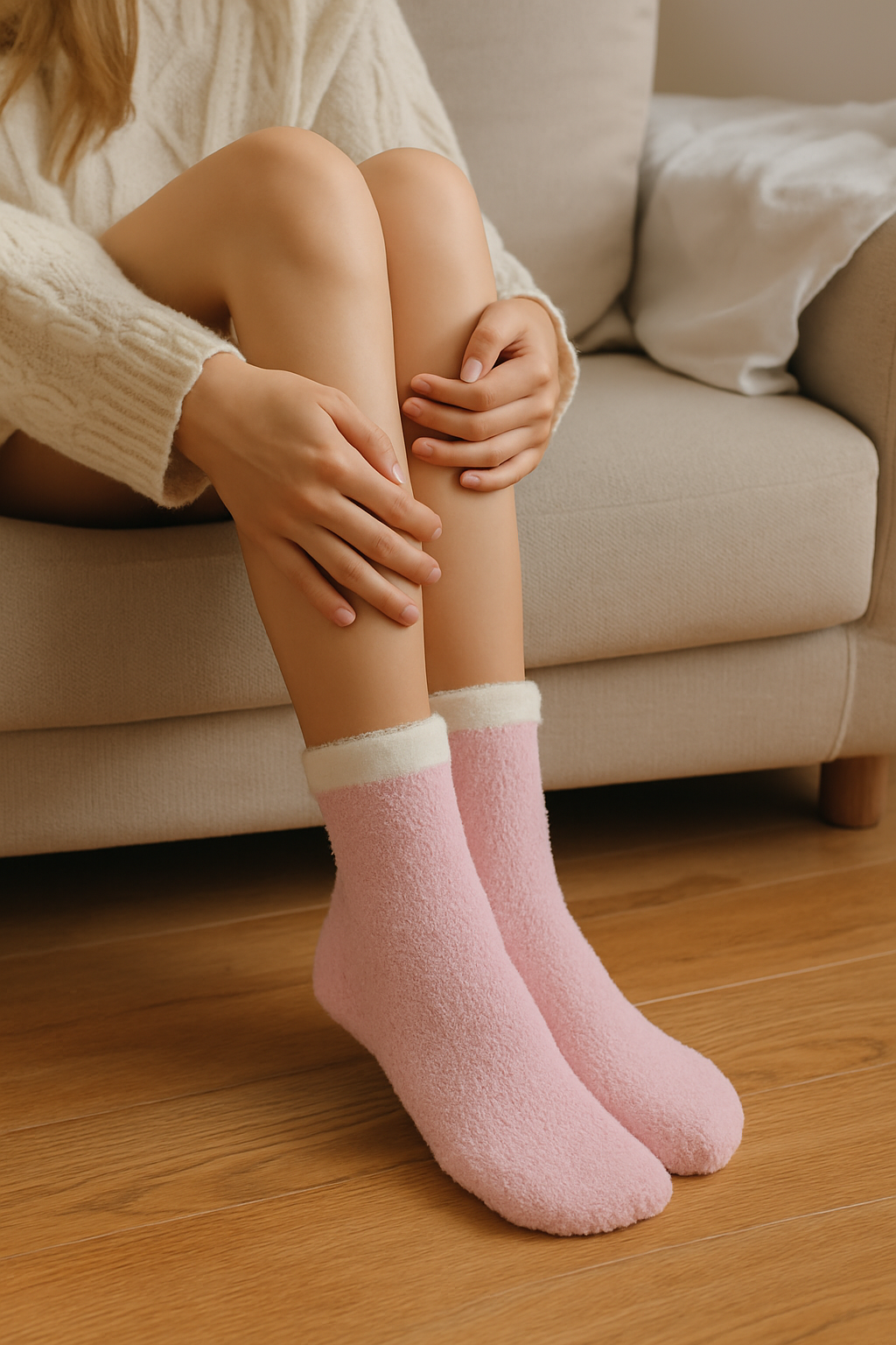 Fuzzy Slipper Socks (6-Pack)