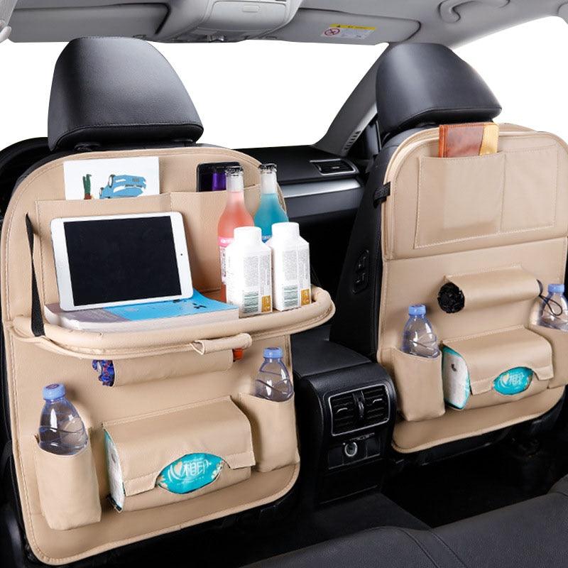 Backseat Car Organizer with Tablet Holder & Tray