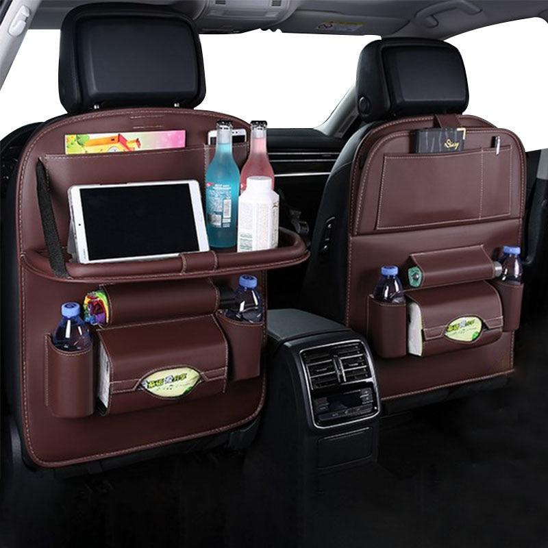 Backseat Car Organizer with Tablet Holder & Tray