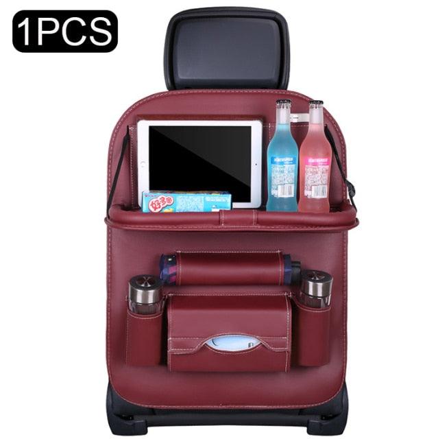 Backseat Car Organizer with Tablet Holder & Tray
