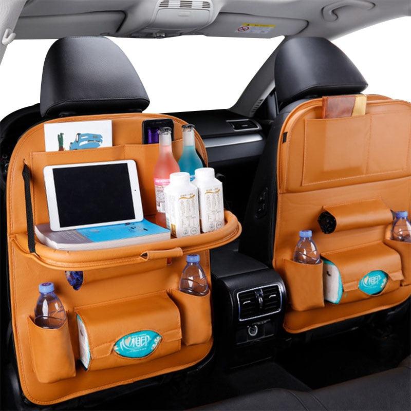 Backseat Car Organizer with Tablet Holder & Tray