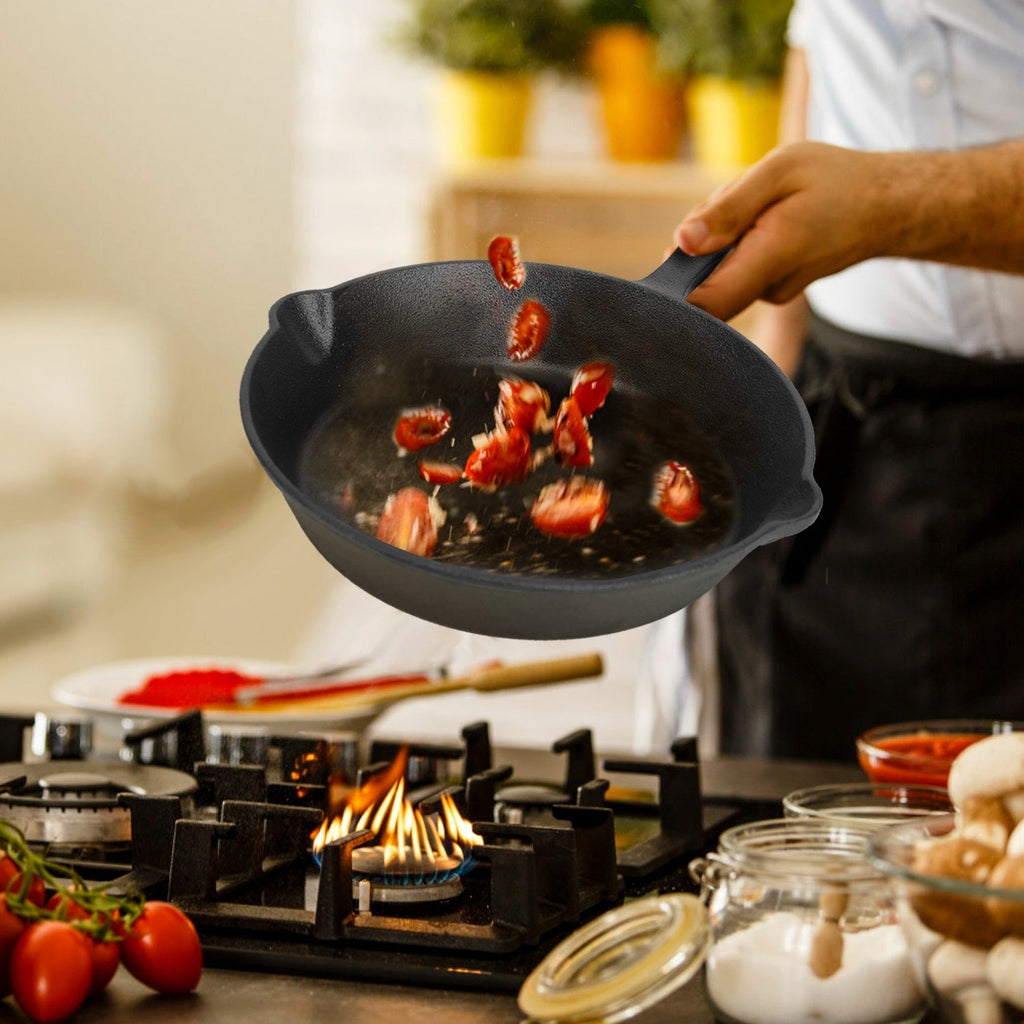 Cast Iron Skillet Set (6", 8" & 10")