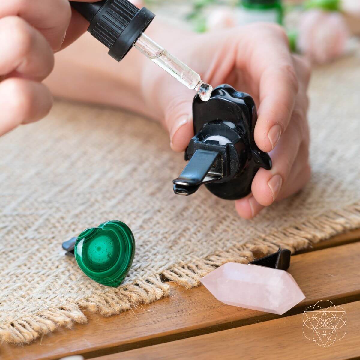 Crystal Car Aromatherapy Kit