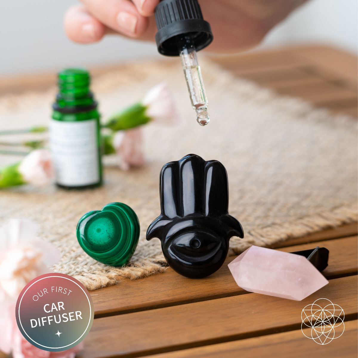Crystal Car Aromatherapy Kit
