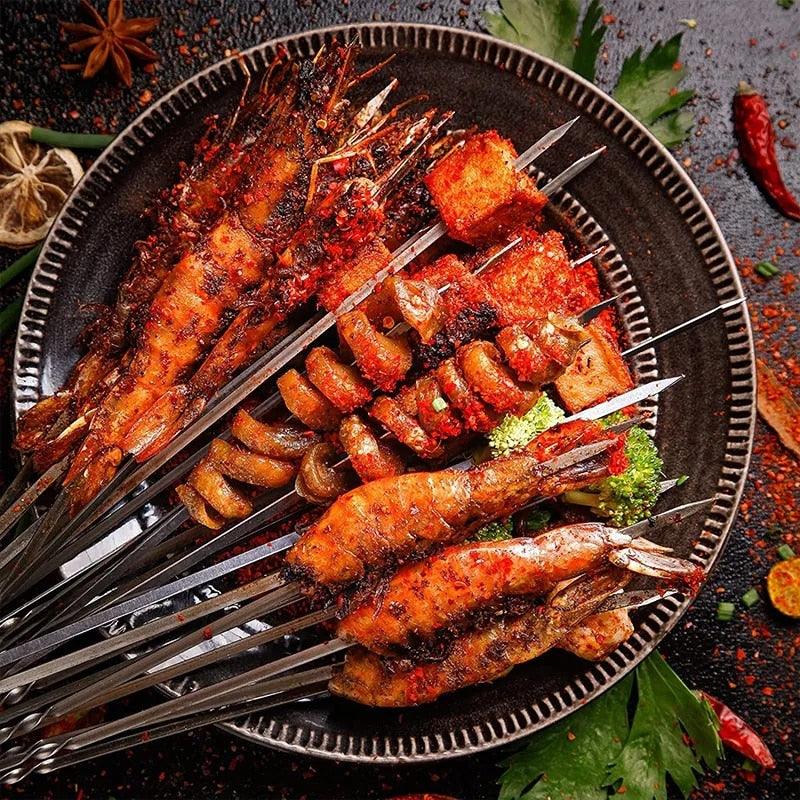 Stainless Steel BBQ Skewer Set