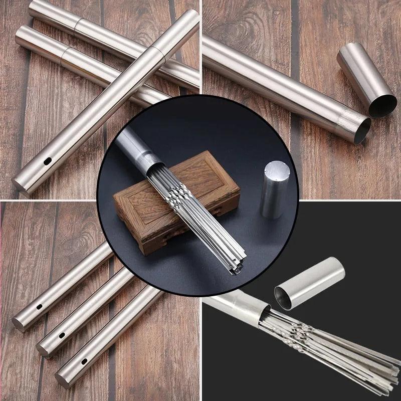 Stainless Steel BBQ Skewer Set